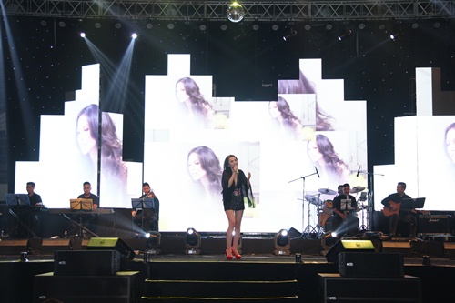 Lệ Quyên tay trong tay Quang Lê trên sân khấu - 12