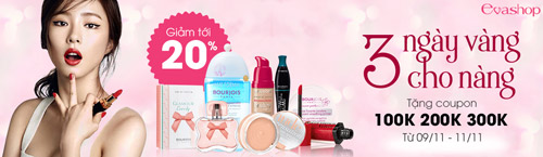 “3 ngày vàng cho nàng” – Khuyến mãi 20% từ Evashop - 4