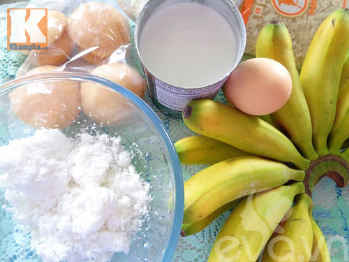 Bánh cốm dừa bọc chuối chiên nóng hổi - 1