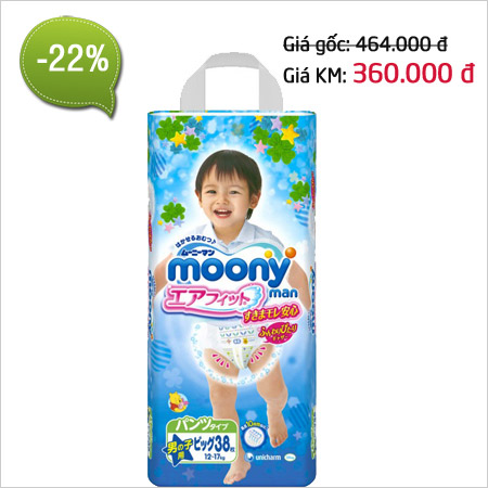 Giảm giá trên 20% tã Nhật Merries, Moony - 7