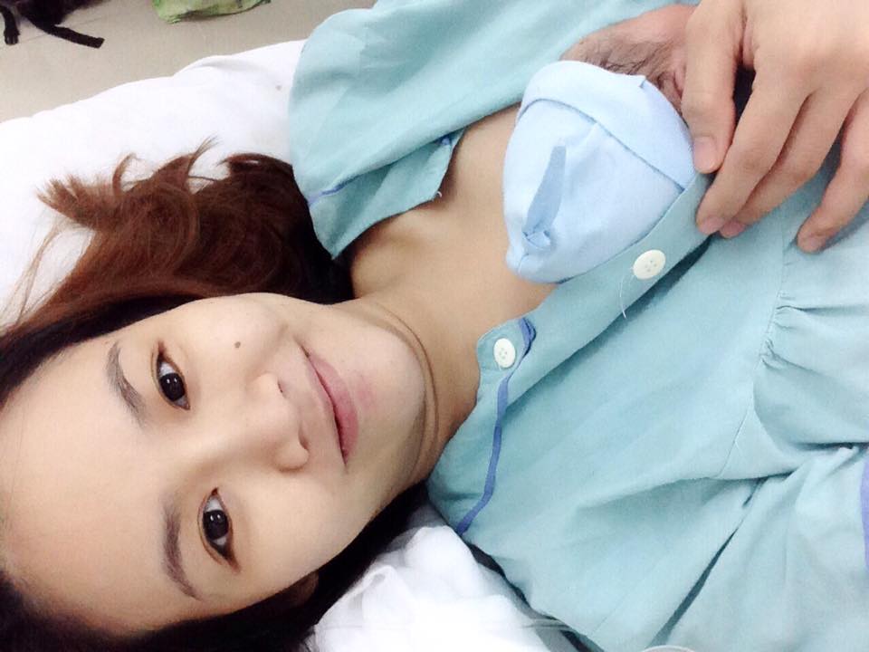 Anh Thúy X-Factor đã sinh con trai nặng 2,8kg - 1