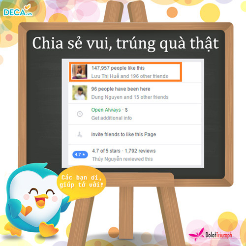 Minigame vui cùng Deca với quà tặng hấp dẫn - 1