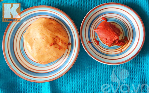 Ngon miệng với xôi bọc bánh gấc hấp - 2