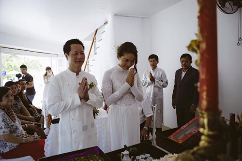 Chồng quot;đại giaquot; của Phan Như Thảo tự tay vào bếp nấu ăn - 1
