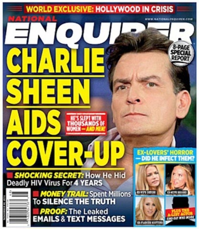 Tài tử Charlie Sheen dương tính với HIV - 1