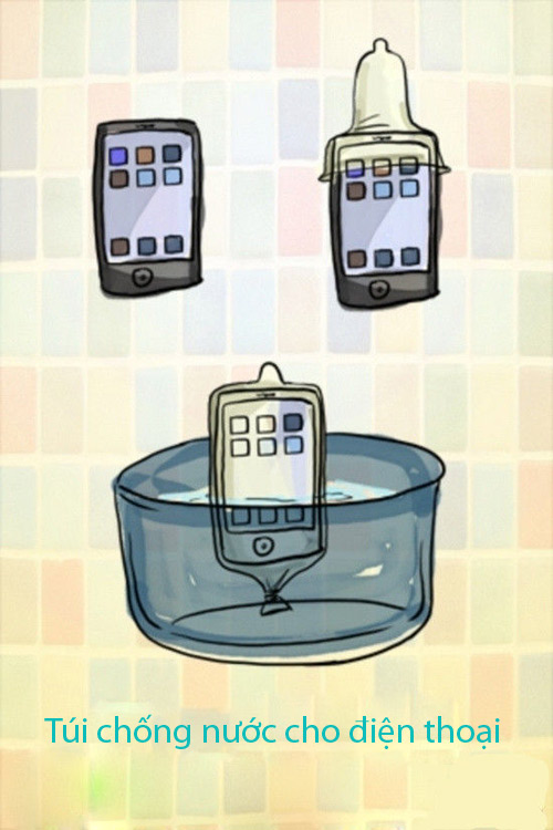 Giật mình với công dụng bất ngờ của bao cao su - 3