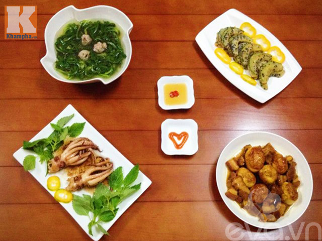 Ngon miệng với bữa cơm chiều đơn giản - 1