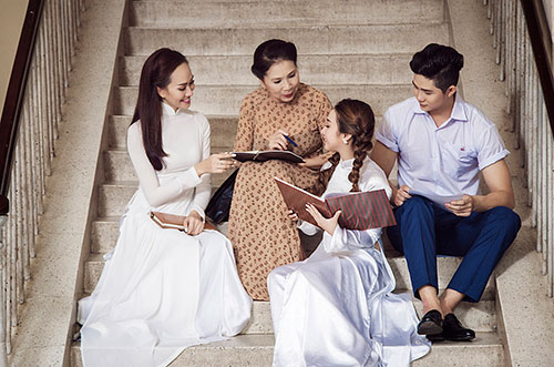 Ray Võ làm học trò của NSƯT Kim Xuân - 3