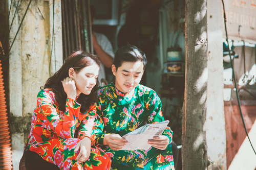 Cô dâu, chú rể đi khắp nơi chụp 5 bộ ảnh cưới - 1