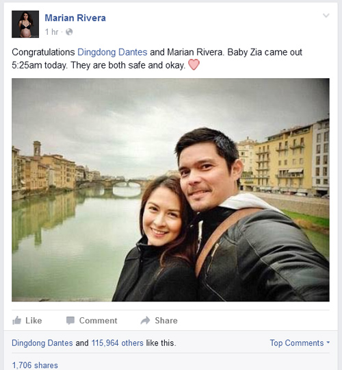 Dingdong Dantes khoe ảnh đầu tiên của con gái - 3