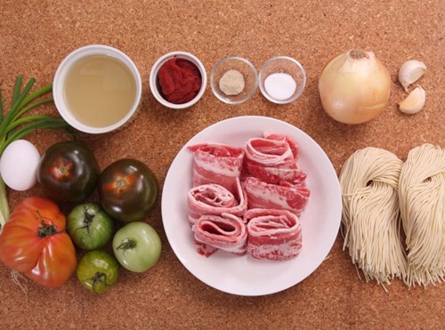 Mì bò trứng thơm ngon, bổ dưỡng - 1