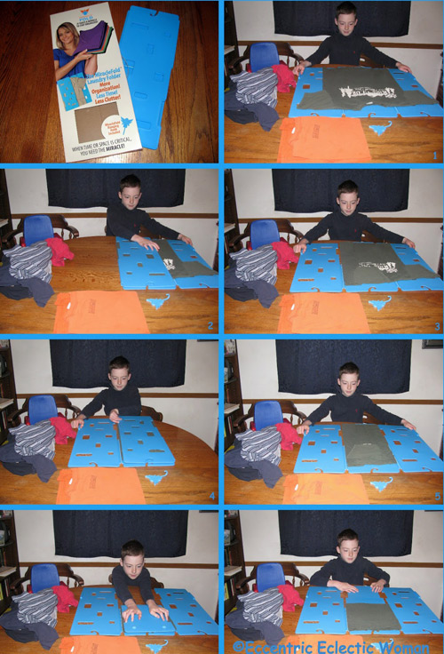 Tự chế quot;máyquot; gấp quần áo trong 5 giây bằng giấy bìa cũ - 1