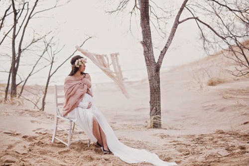 Bộ ảnh bầu đẹp ngọt lịm trong mùa đông lạnh giá - 8