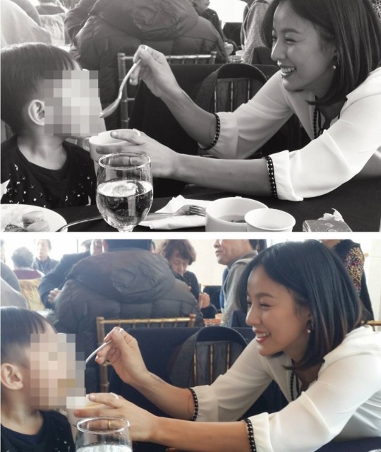 Fan ngưỡng mộ hình ảnh Lee Hyori chăm sóc một em bé - 1