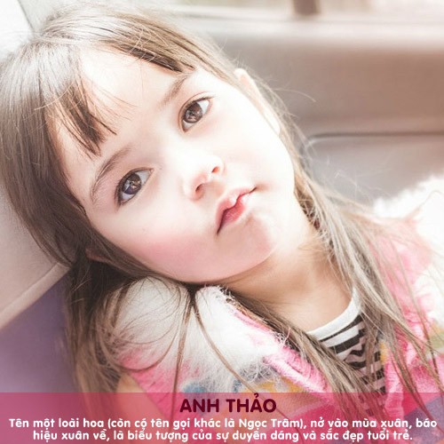 Cách đặt tên cho con gái hạnh phúc, may mắn suốt đời P.1 - 12