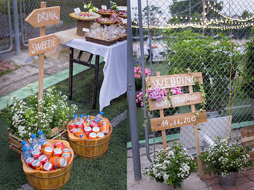 Đám cưới trên sân bóng đẹp ngất ngây của cô dâu 8x - 5