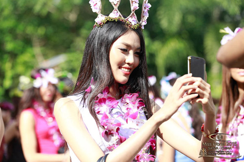 Những hình ảnh khó quên của Lan Khuê tại Hoa hậu Thế giới - 11