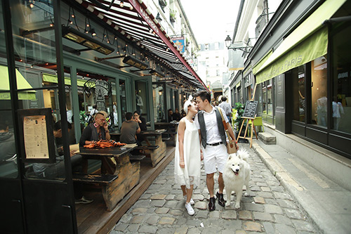 Ảnh cưới Paris của cặp đôi yêu 4 năm gặp 8 lần - 7