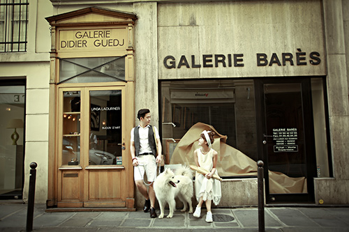 Ảnh cưới Paris của cặp đôi yêu 4 năm gặp 8 lần - 1