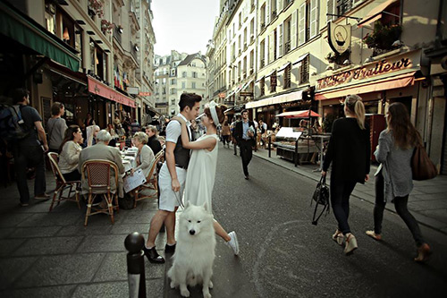 Ảnh cưới Paris của cặp đôi yêu 4 năm gặp 8 lần - 10