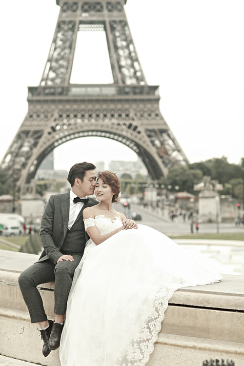 Ảnh cưới Paris của cặp đôi yêu 4 năm gặp 8 lần - 15
