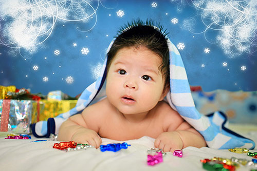 Con trai Nhật Kim Anh quot;siêuquot; đáng yêu dịp Noel - 5