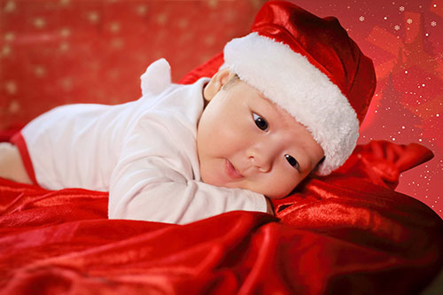 Con trai Nhật Kim Anh quot;siêuquot; đáng yêu dịp Noel - 4