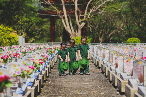 Dàn mẫu nhí Hà thành gây xúc động trong màu xanh áo lính - 17