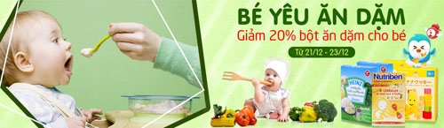Giảm 20% bột ăn dặm cho bé trên Deca - 1