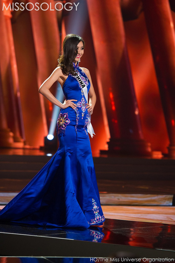 quot;Bí ẩnquot; quanh chiếc váy xanh của tân Hoa hậu Hoàn vũ - 9