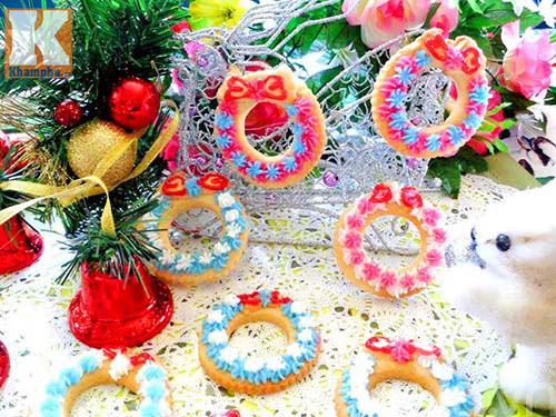 Bánh quy vòng nguyệt quế đẹp lung linh đón Giáng sinh - 9