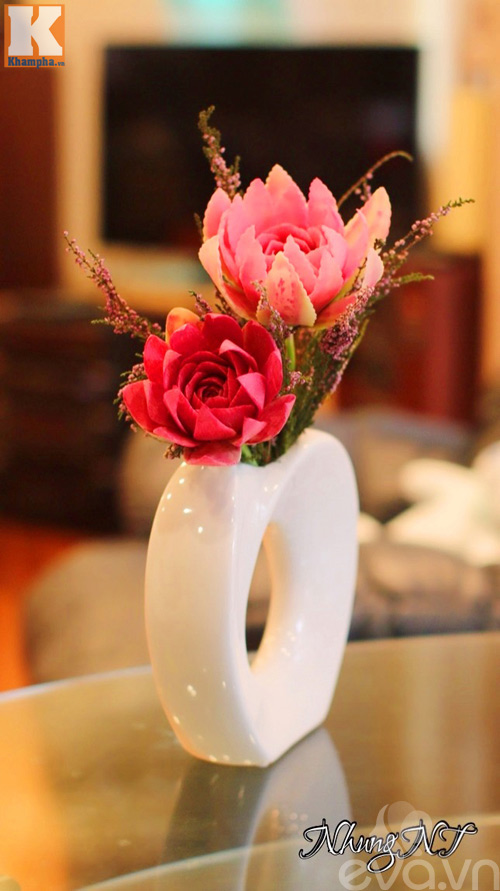 Tỉa hoa từ củ cải đỏ siêu đẹp trang trí bàn ăn - 16