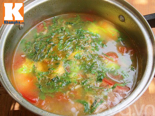 Canh cá mú nấu lá lốt nóng hổi - 6