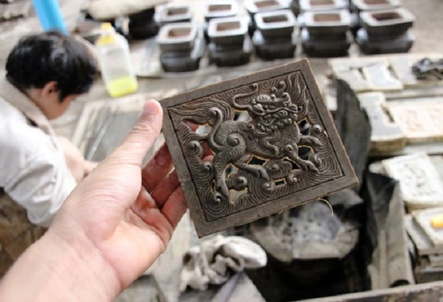 Làng nghề đúc lư đồng đỏ lửa đón Tết về - 3