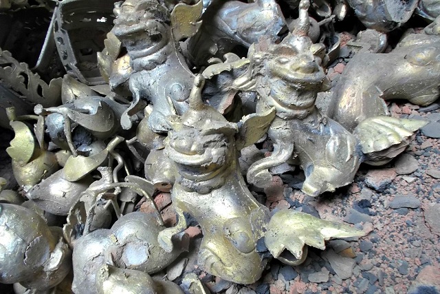 Làng nghề đúc lư đồng đỏ lửa đón Tết về - 4