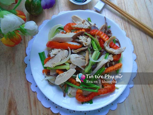 Mề chay xào thập cẩm cho ngày Rằm - 9