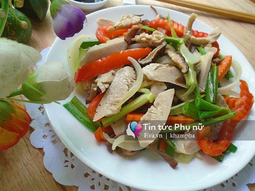 Mề chay xào thập cẩm cho ngày Rằm - 10