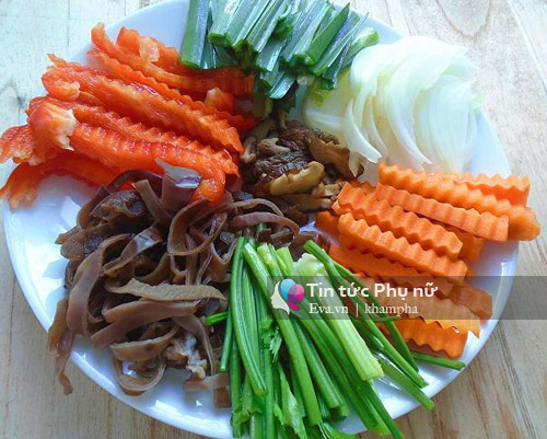 Mề chay xào thập cẩm cho ngày Rằm - 4