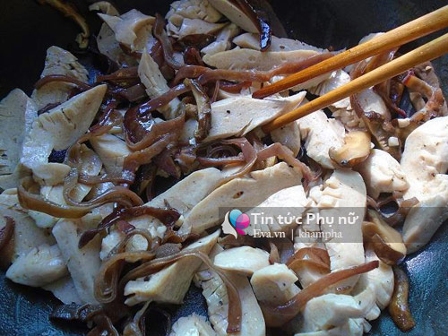 Mề chay xào thập cẩm cho ngày Rằm - 5