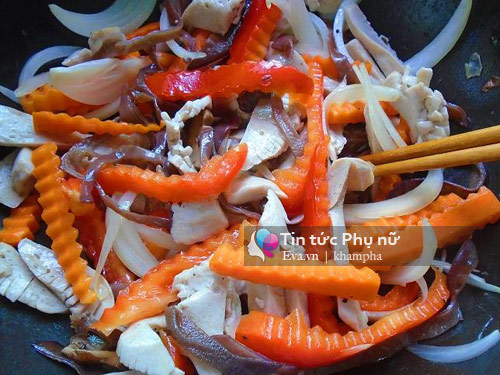 Mề chay xào thập cẩm cho ngày Rằm - 7