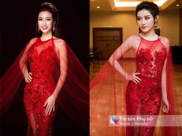 Đến lượt Á hậu Huyền My mặc lại váy của HH Đỗ Mỹ Linh - 7