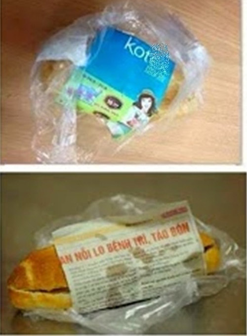 Những kiểu giấy gói bánh mì khiến người ăn “chưa nhai đã nghẹn” - 8