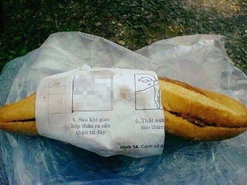Những kiểu giấy gói bánh mì khiến người ăn “chưa nhai đã nghẹn” - 7