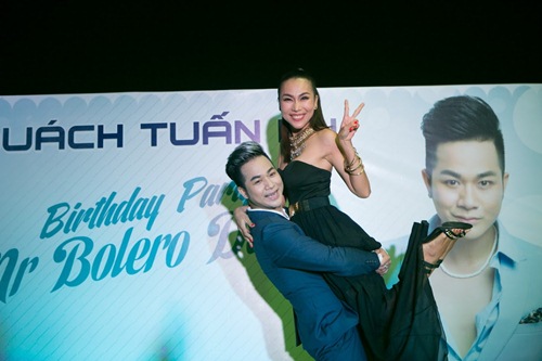 Vợ chồng Thanh Ngọc, Ưng Hoàng Phúc rạng rỡ đi mừng sinh nhật Quách Tuấn Du - 7