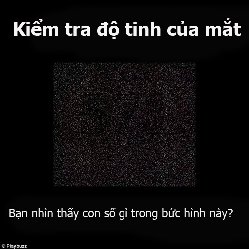 Kiểm tra độ tinh của mắt qua bài đố vui liên quan đến con số - 1