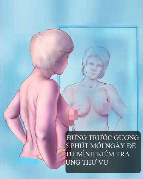 5 bước đơn giản chị em nào cũng thực hiện được để phát hiện ung thư vú - 2