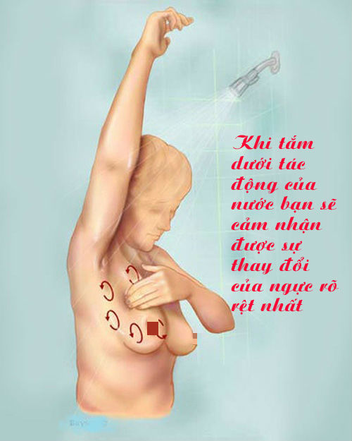 5 bước đơn giản chị em nào cũng thực hiện được để phát hiện ung thư vú - 6