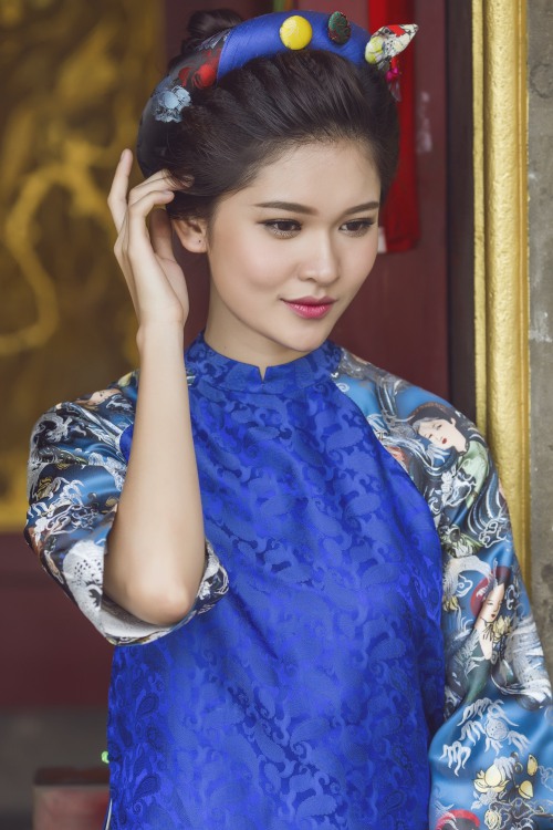 Á hậu Thuỳ Dung hững hờ vòm ngực thanh tân sau chiếc áo yếm - 7
