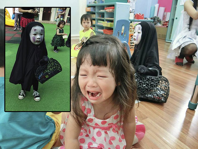 Đây mới là cô bé có màn hoá trang Halloween lầy nhất khối mẫu giáo năm nay