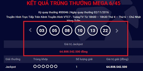 Người Việt Nam thứ 2 trúng gần 65 tỷ đồng xổ số kiểu Mỹ - 1